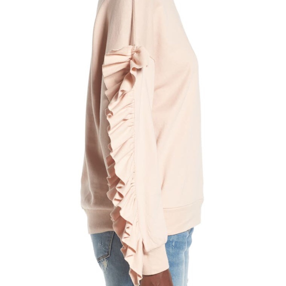 BP. Ruffle Sleeve Sweatshirt - Picture 3 of 7